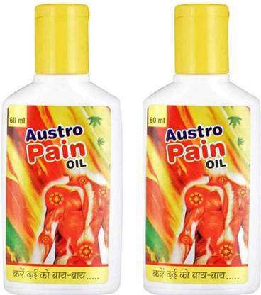 AUSTRO Labs Austru Pain relief Oil - 60ml pack 2 Liquid Liquid
