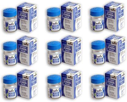 Naturon Zinda Balm (Pack Of 9) - Extra Strong Pain Relief Balm