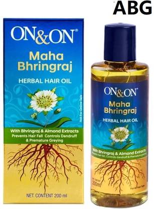 ABG Elements On & On Maha Bhringraj oil Herbal Hair oil - 200ml Liquid