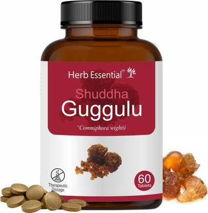 Herb Essential Guggulu ( Purified) 500mg tablet |Pain Management Tablets