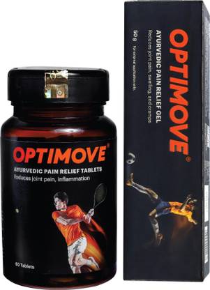 Forestreasures Pain Relief Combo: Optimove Pain Relief Gel 50g + 60N Tablets