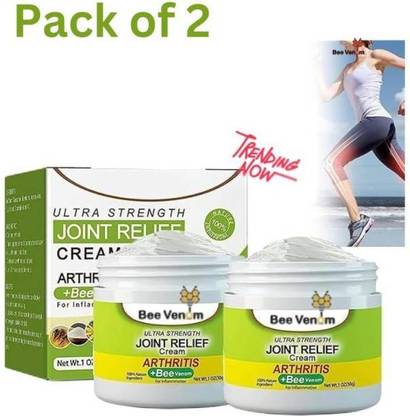 Bingeable Pack of 2 - Natural Bee Extract Muscle Comfort Cream (50g Each) Cream