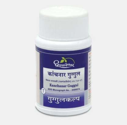 DHOOTAPAPESHWAR Kanchanar Guggul 60 Tablet Pack of 2 Tablets