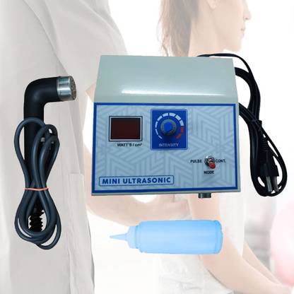 Rinansh Mini Ultrasound Machine For Physiotherapy | Mini Ultrasonic Physiotherapy Device Gel