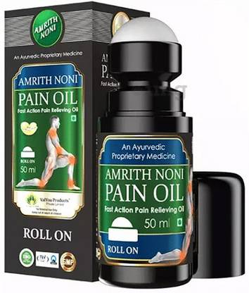 AMRITH NONI Pain Relief Oil - Pain Roll On Liquid