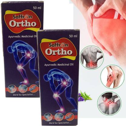 Saffron Ortho Aryurvedic Oil Dard Ka Specialist 50 ml Each (Pack of 2) Liquid