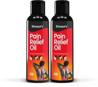 Sheopals Ayurvedic Pain Relief Oil With Nilgiri Oil For Joints, Back & Knee Pain Liquid