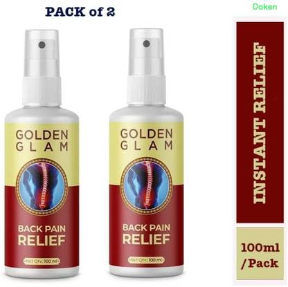 Oaken Golden Glam PainRelief Expert – Quick Muscle & Joint Recovery Spray