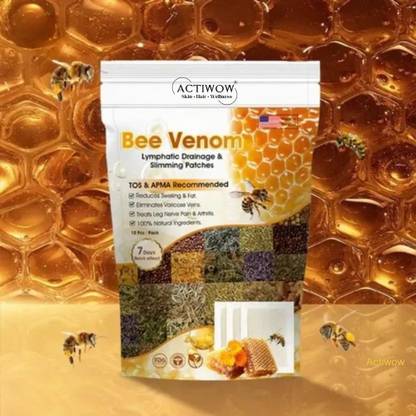 ACTIWOW Bee Venom Foot Patches Help Cleanse Liver and Boost Vitality BPR Plaster & Patch