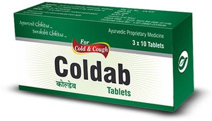 DHANVANTARI Coldab Tablet 30Tab pack of 2 Tablets