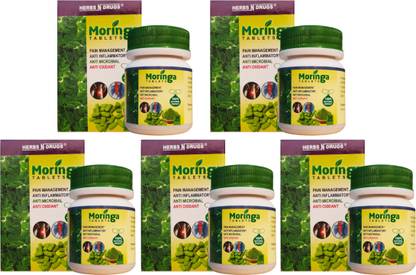 HERBS N DRUGS Moringa Instant moov Pain Relief Ayurvedic Regular (30 X 5) Tablets Tablets