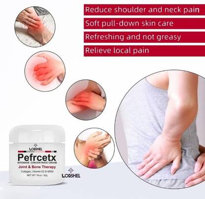 LORSHEL perfectx joint and bone treatment cream promotes long-term joint wellness Cream