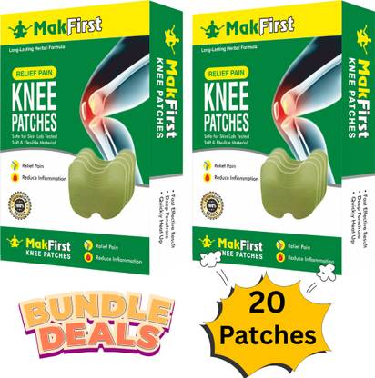 MAKFIRST Herbal Knee Pain Relief Patches Arthritis Inflammation Patch Sticker Plaster & Patch