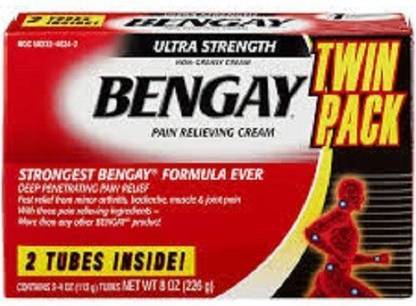 Bengay Ultra Strength Twin Pack 113gx2 Cream