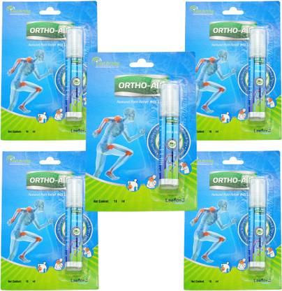 ORTHO AID Pain Relief Roll-On | Long-Lasting Relief for Cold & Nasal Congestion Liquid