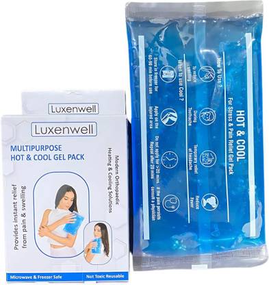 luxenwell Reusable Hot and Cold Ice Packs for Pain Relief Gel