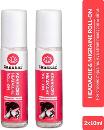 Zanskar Advanced Headache Roll-on (Pack of 2) Balm