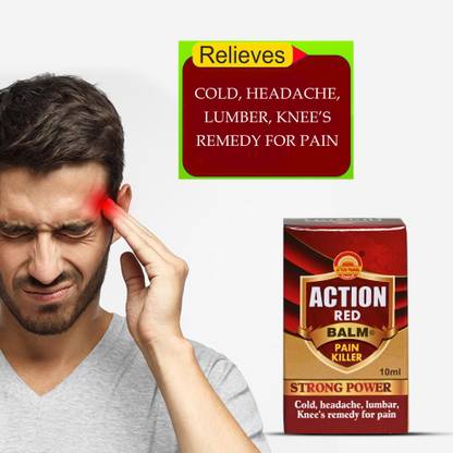Action Pharma ACTION RED BALM 10 ML (PACK OF 4) Balm