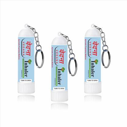 NIDHI AYURVEDIC Vedana Inhaler For Blocked Nose & Runny Nose, Nasal congestion Inhaler