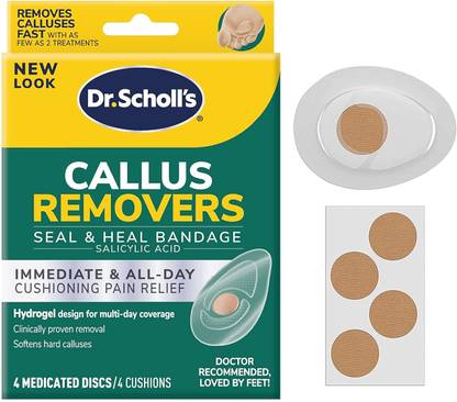 Dr. Scholl's Callus Remover Seal & Heal Bandage with Hydrogel Technology, 4ct Plaster & Patch