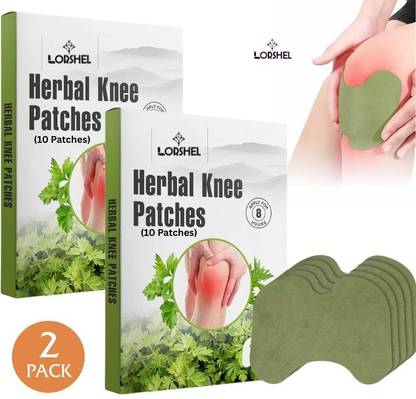 LORSHEL Herbal knee pain relief patches reduce tension in overused knees Plaster & Patch