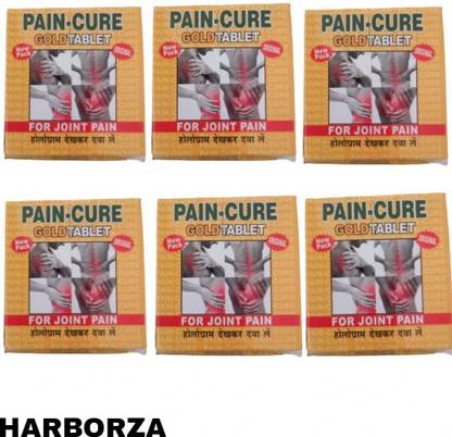 MUKHTI CARE Pain Cure Gold Tablet Ayurvedic Joint Pain Relief Tablets pack of 6 Tablets-240 Tablets