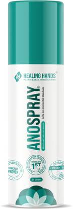 Healing Hands AnoSpray Advanced Piles Fissure Care| Patented Formula| Fast Pain Burning Relief Spray