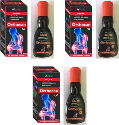 DAQAN Orthocan body pain relief oil 3x50ml Liquid