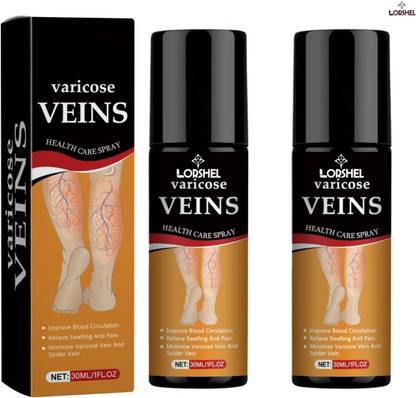 LORSHEL vericose vein spray supports blood flow with calming herbal ingredients Liquid