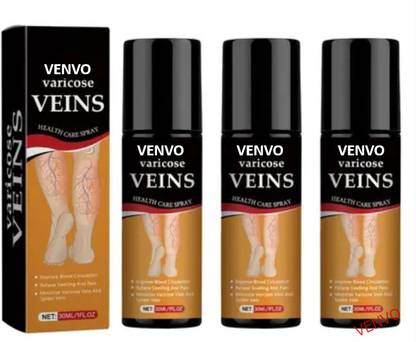 venvo Varicose vein spray for men - Natural Extracts for Daily Use (3*100ml) Spray
