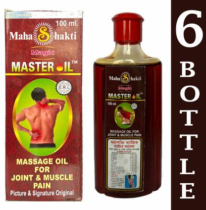 Quickbits Mahashakti magic master oil for joint & muscle Pain pack of 6 Liquid