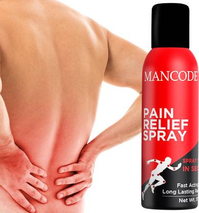 MANCODE Instant Pain Relief Spray | Pain Killer Spray | 100% Natural Ayurvedic Formula. Spray