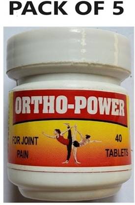Hridayam Ayurveda Ortho Power Tablet of Swamy Herbal Tablet Pack of 5 Bottle Tablets