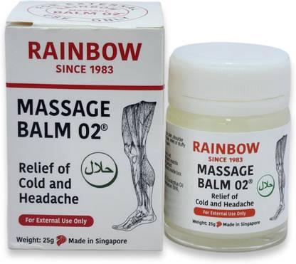 RAINBOW Massage Balm 02 Relief of cold and headache Balm