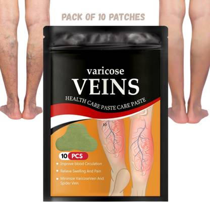 AYYIASHI Natural Vericose Vein Patches for Swelling Reduction Plaster & Patch
