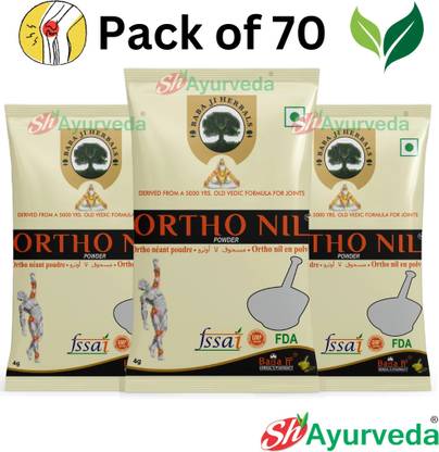 swami herbal ayurveda Ortho Nil Powder By Babaji Herbals Original For Joint Pain Men and Women Powder