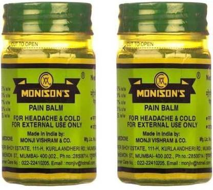 Monison Monisons Pain Balm, 100gm (Pack of 4) Balm