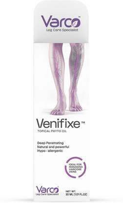 वार्को Venifixe Phyto Oil For Varicose Veins, Spider Veins, Cramps & Swelling- 30ml