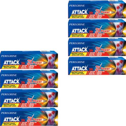 Peregrine ATTACK FASTEST PAIN LKILLER GEL FOR INSTANT ALL PAIN RELIEF 30g x 8 Gel