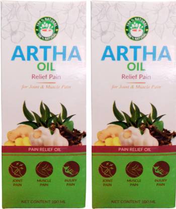 HERBS N DRUGS Ayurvedic Artha Oil For Joint & Muscle Pain Relief (Pack of 2) Liquid
