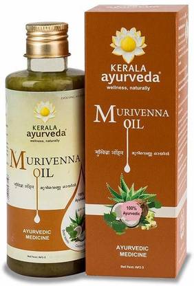 Kerala Ayurveda Murivenna Oil For Burns, Cuts, and Sprains 200 Ml (Pack of 3) Liquid