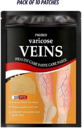 PHIZLLER Herbal remedy patches for varicose vein pain in legs and ankles Plaster & Patch