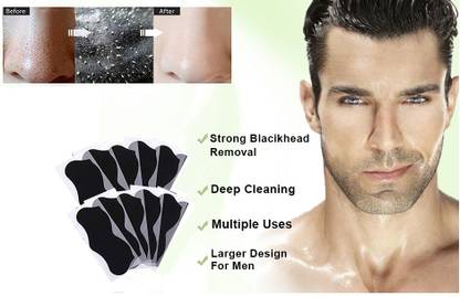 tanvi27 Nose Blackheads Remove Mask Plaster Nose Strips Remove Blackhead Pores Black set