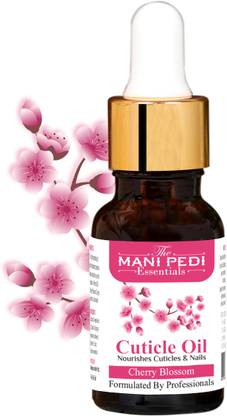 The Mani Pedi Essentials Cuticle Oil for Nails. Enriched with Cherry Blossom , Jojoba & Almond Oil