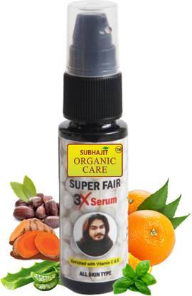 SUBHAJIT ORGANIC CARE Super Fair 3X Advanced Face Serum With Vitamin C & E For All Skin Types