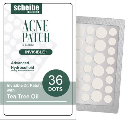 Scheibe Spot Clearing Acne pimple patch - Invisible cover with 100% Hydrocolloid