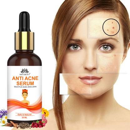INTIMIFY Anti Acne Face Serum For Oily Skin, Anti-Scar Serum Remove Pimple, Blemishes