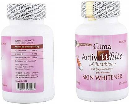 Active White L-Glutathione Skin Glow