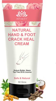 INTIMIFY Hand & Foot Crack Cream for Cracked, Dry Heels & Feet Men And Women's