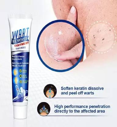 GROOVS Warts Remover Ointment Wart Treatment Cream Skin Tag Remover Herbal Extract